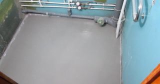 Наливной пол в туалете Мончегорск, цена от 892 руб.